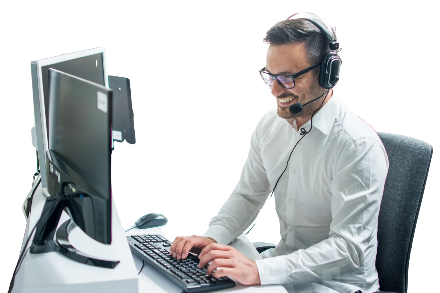 dispatcher busy with calls and scheduling