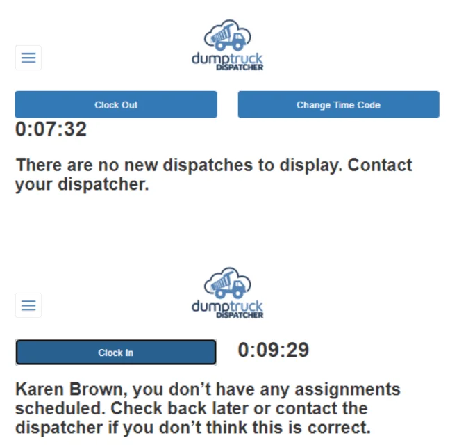 no assignment message