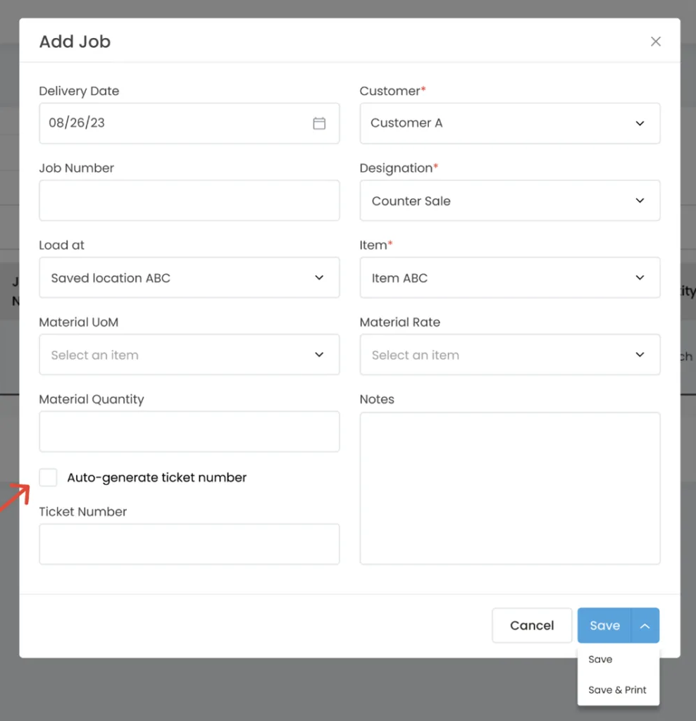 Add Edit Job Dialog