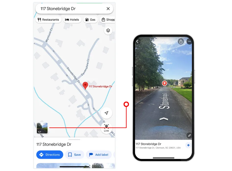 Driver app navigation tool